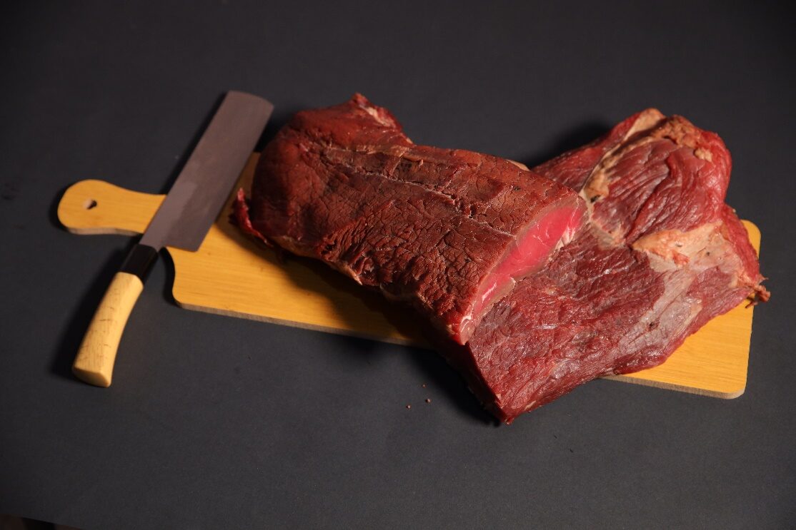 Ramstek i Tymosur, smoked ramsteak