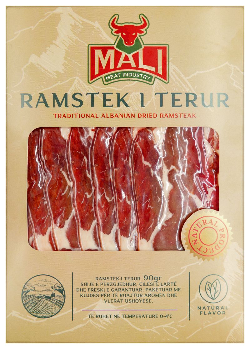 Ramstek i Terur, sliced dried ramsteak